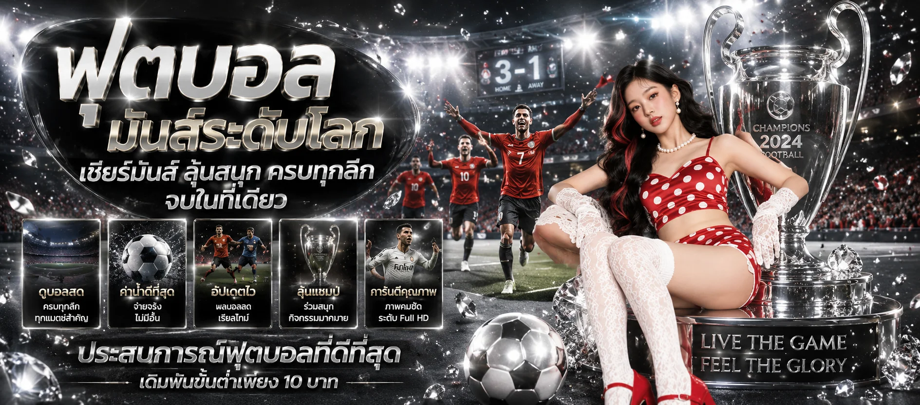HUBBET แทงบอลออนไลน์ ผลบอลสด ราคาน้ำดีทุกลีกทั่วโลก